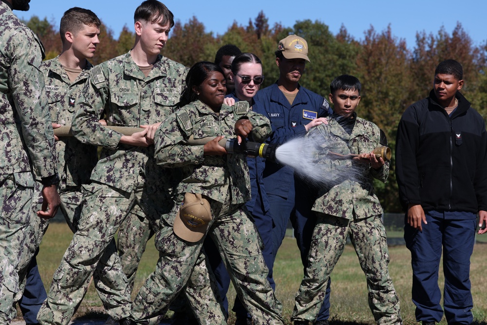 JFK Sailors Attend Aircraft Firefighting Training