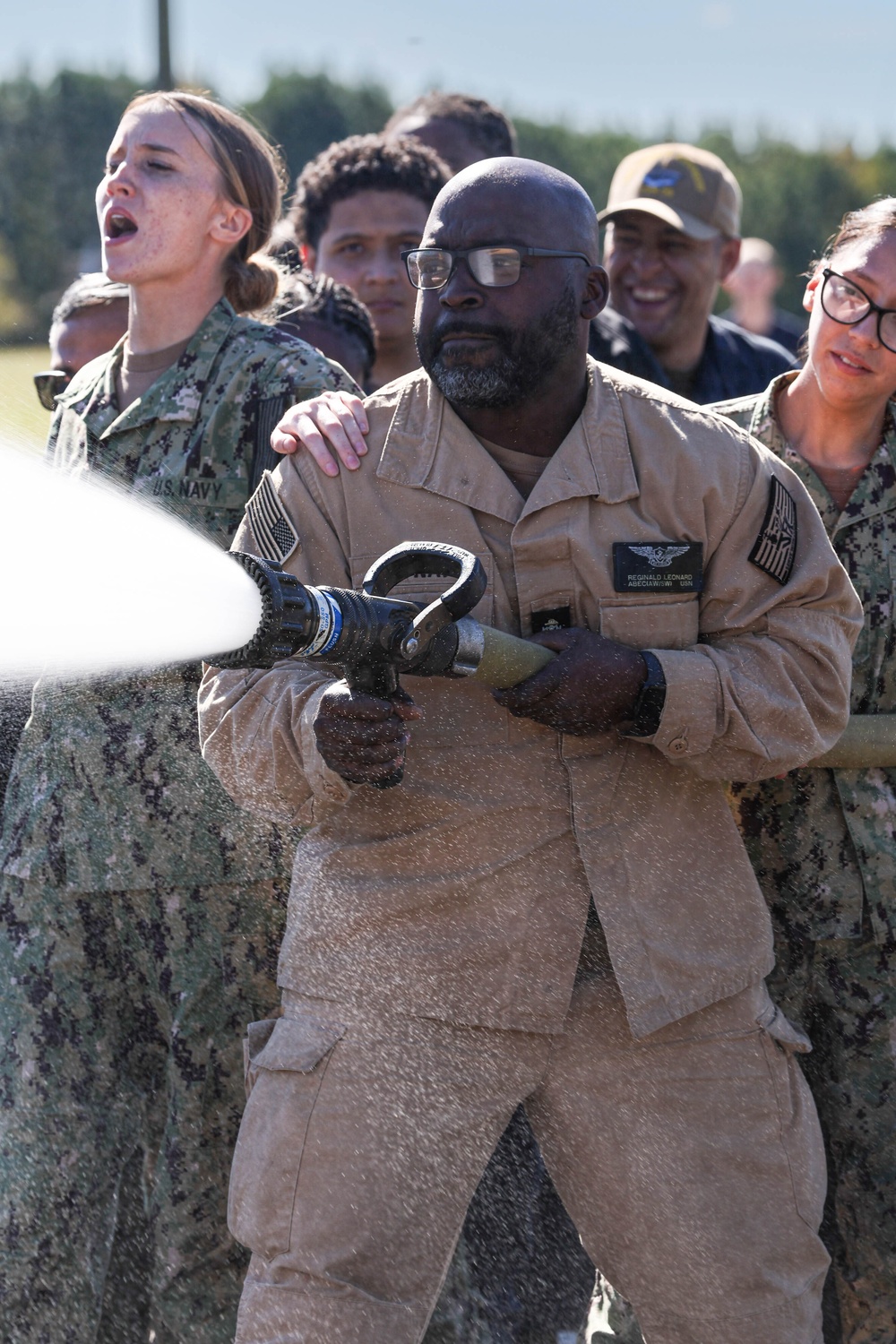 JFK Sailors Attend Aircraft Firefighting Training