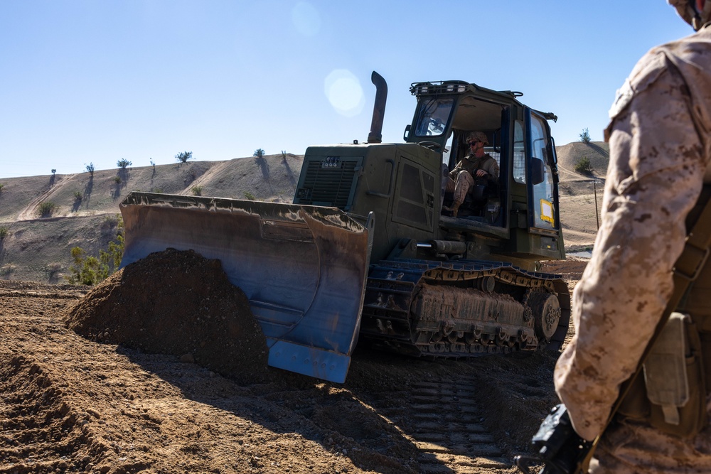 Southern border roadway improvement operations