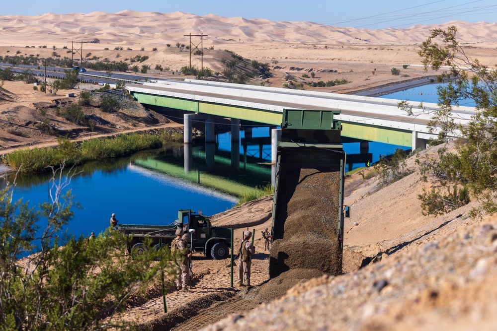 Southern border roadway improvement operations