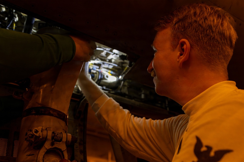 Abraham Lincoln conducts routine operations