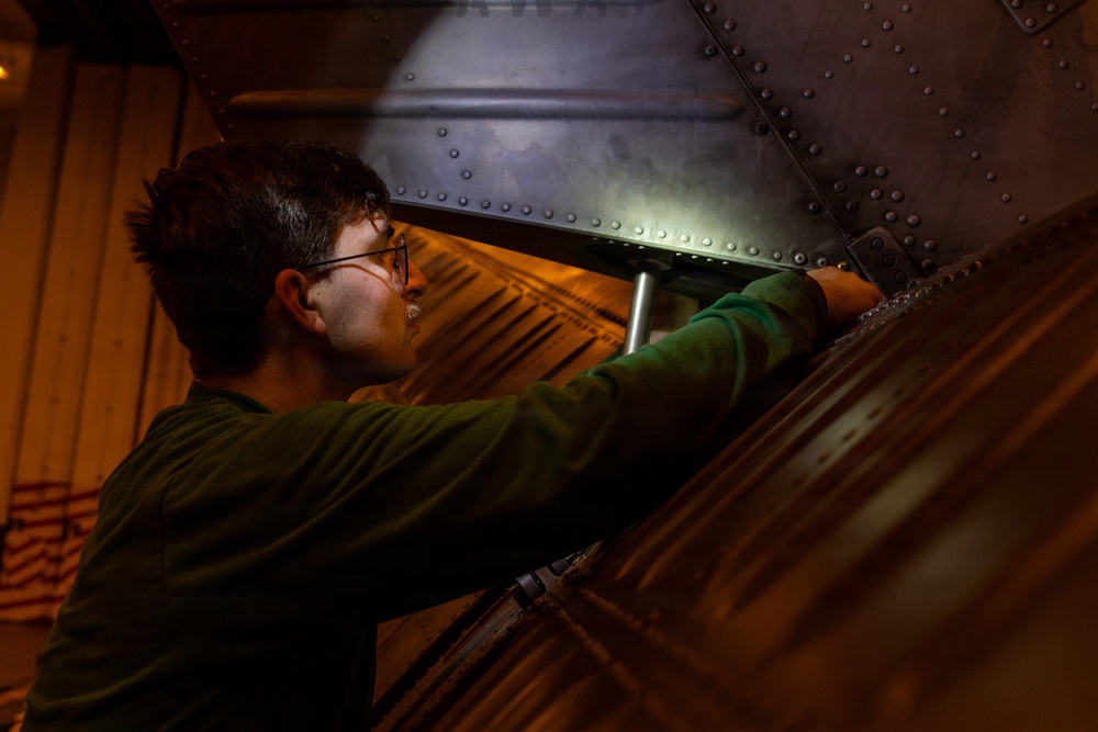 Abraham Lincoln conducts routine operations