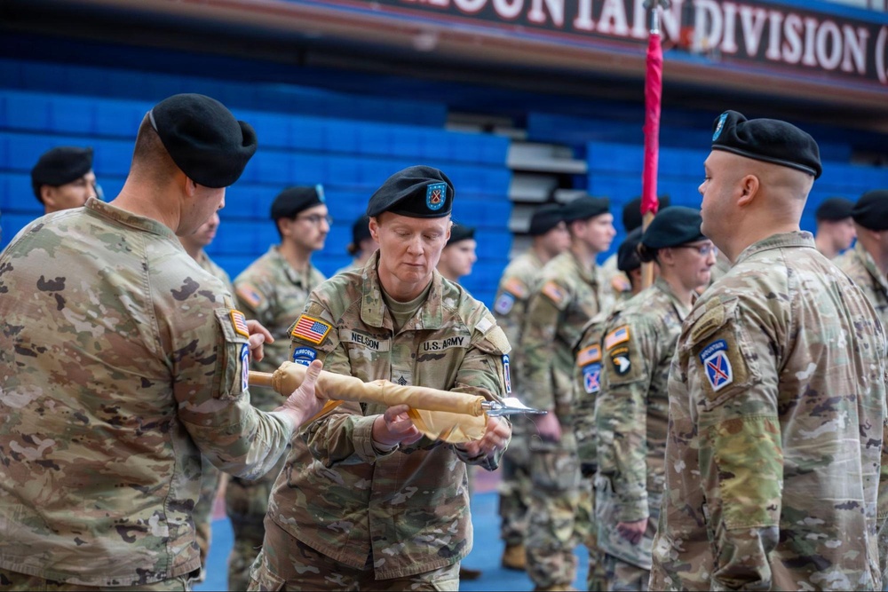 The 10th Mountain Division Sustainment  Brigade Activation