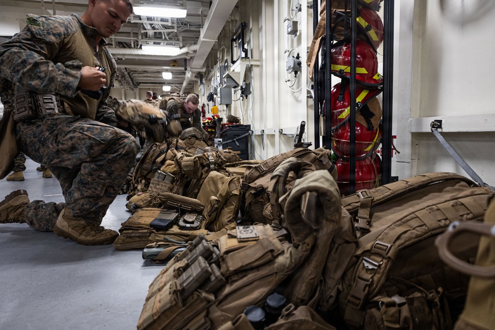 31st MEU | TRAP conducts call away drills