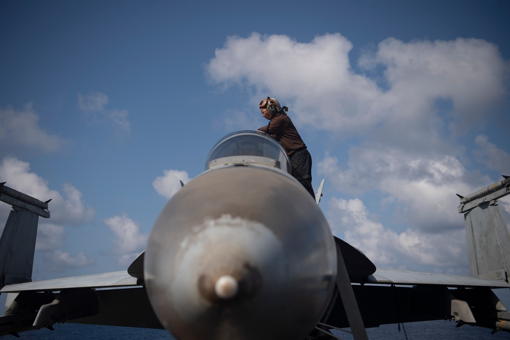 Nimitz Conducts Daily Operations