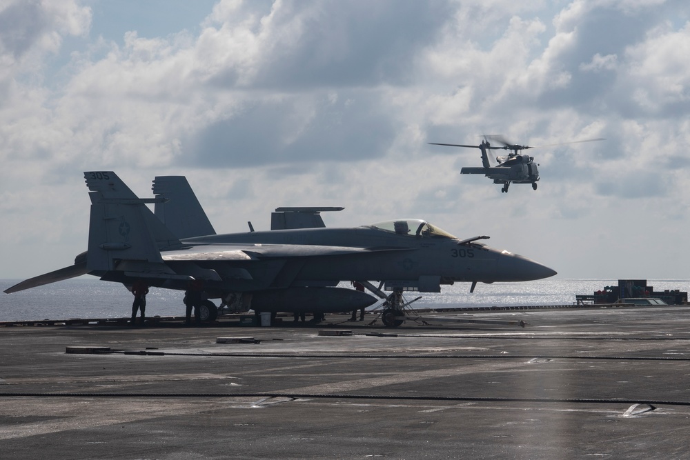Nimitz Conducts Daily Operations