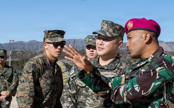 Multilateral key military leaders observe operations during Steel Knight 25