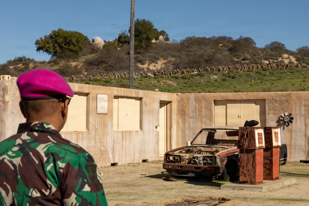 Multilateral key military leaders observe operations during Steel Knight 25