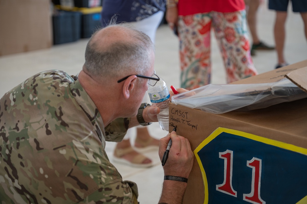 Distinguished visitors, global partners build bundles during OCD 25