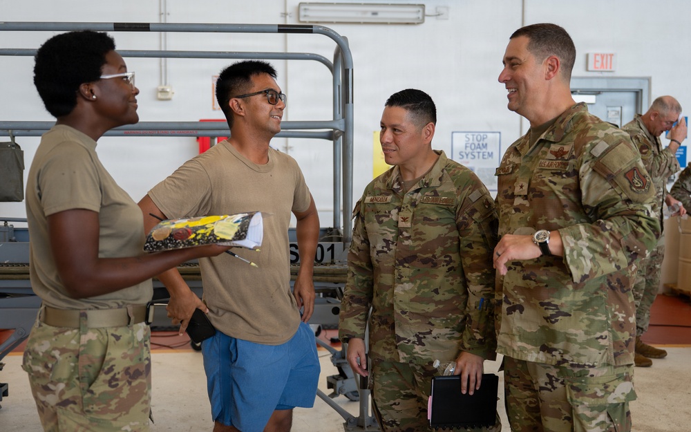 Distinguished visitors, global partners build bundles during OCD 25