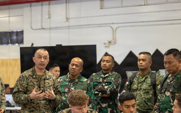 Multilateral key military leaders observe operations during Steel Knight 25