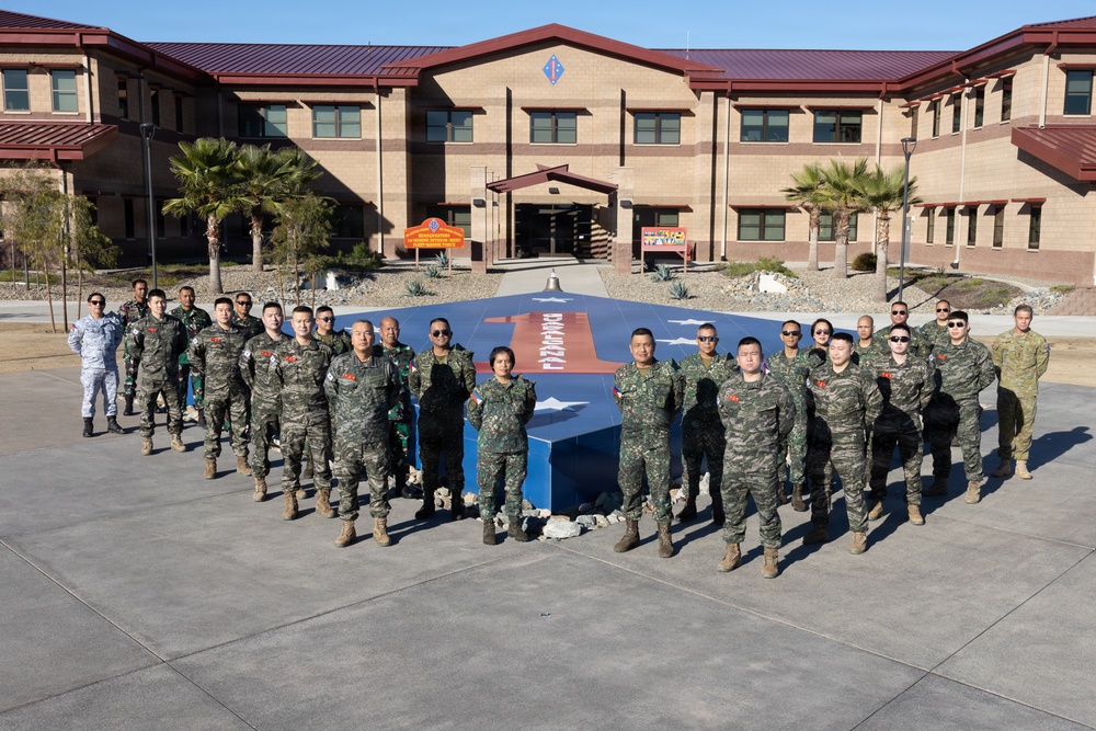 Multilateral key military leaders observe operations during Steel Knight 25