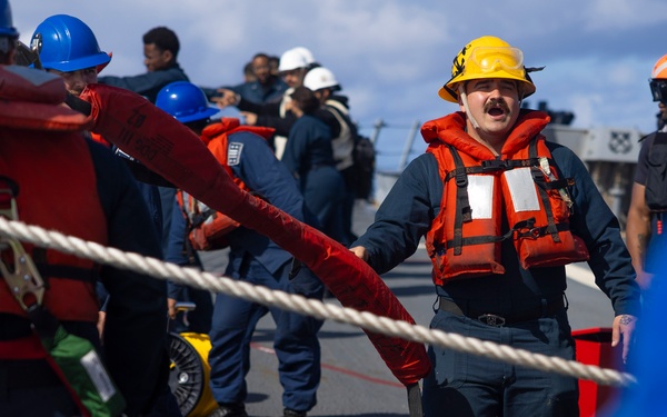 Spruance conducts routine operations