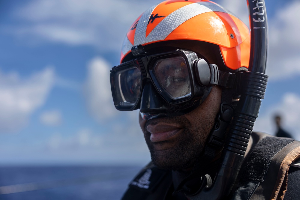 Spruance conducts routine operations