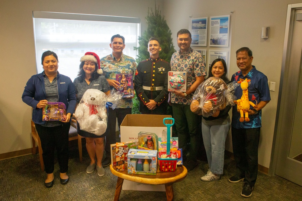 Marines with Camp Blaz collect toys for Toys for Tots 2025