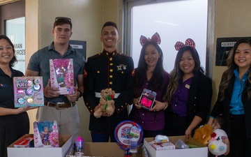 Marines with Camp Blaz collect toys for Toys for Tots 2025