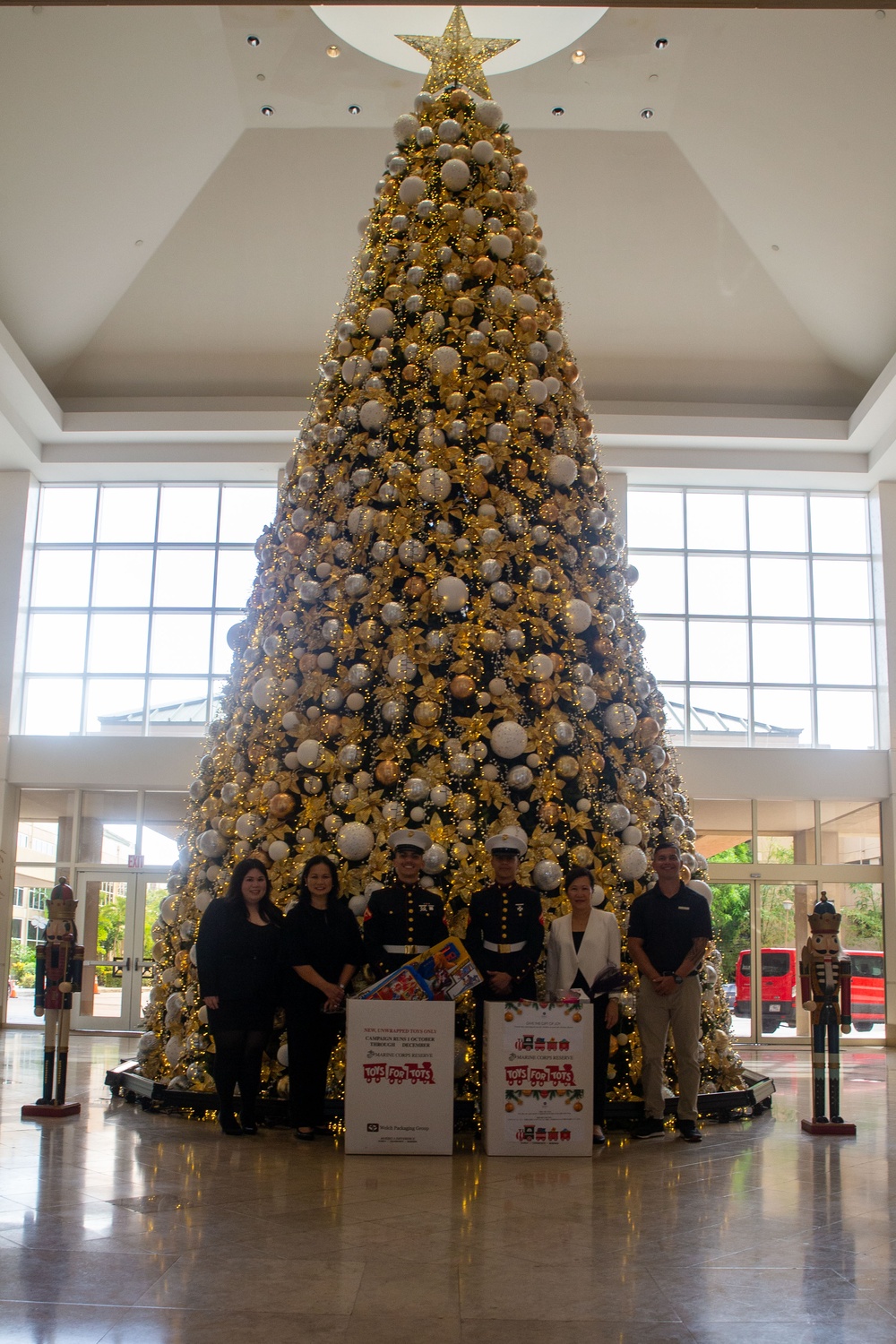 Marines with Camp Blaz collect toys for Toys for Tots 2025
