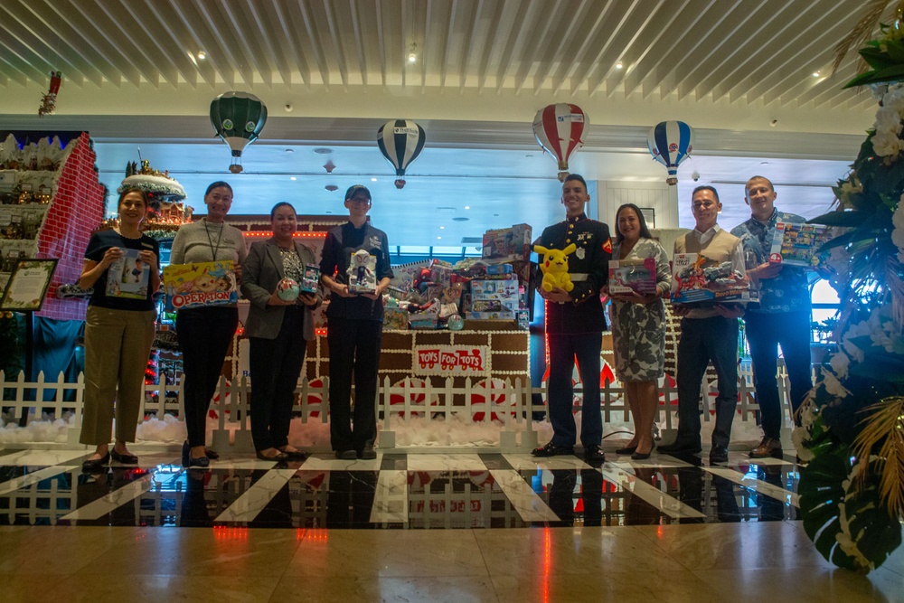 Marines with Camp Blaz collect toys for Toys for Tots 2025