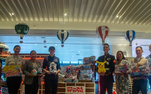Marines with Camp Blaz collect toys for Toys for Tots 2025