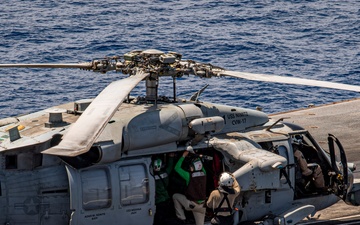Nimitz Sailors Conduct Flight Operations
