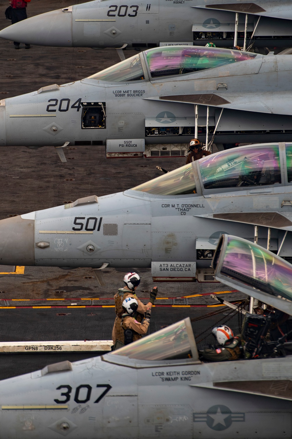 Nimitz Sailors Conduct Flight Operations