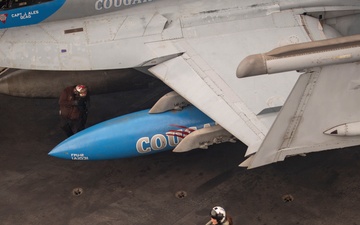 Nimitz Sailors Conduct Flight Operations