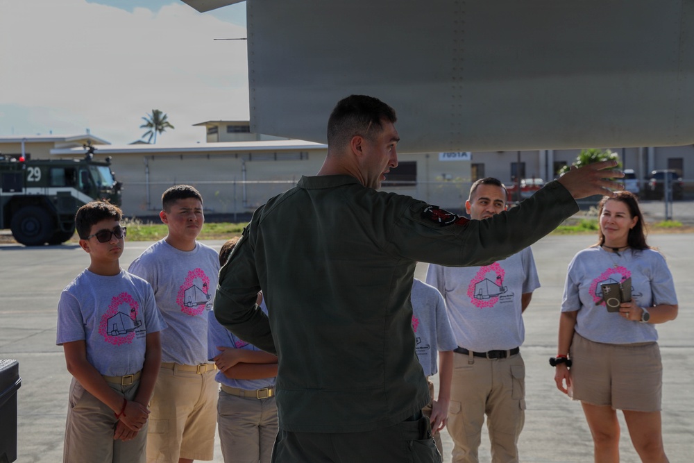 Young Marines Program visits MAG-24