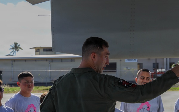 Young Marines Program visits MAG-24