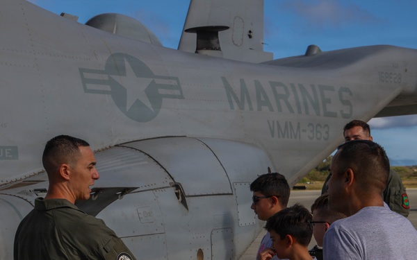 Young Marines Program visits MAG-24