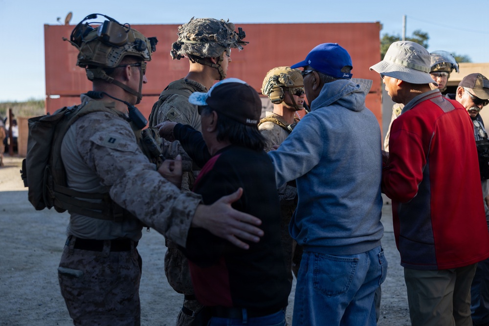 1st Bn., 5th Marines reinforces simulated embassy during Steel Knight 25