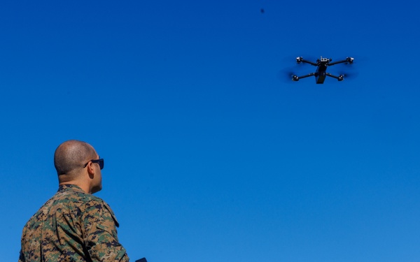 U.S. Marines with 1st MLG fly Unmanned Aircraft System during Steel Knight 25
