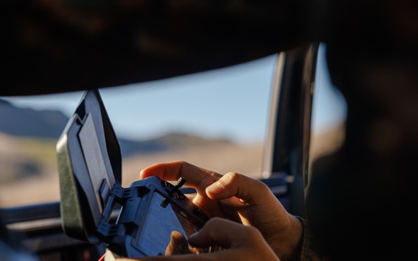 U.S. Marines with 1st MLG fly Unmanned Aircraft System during Steel Knight 25