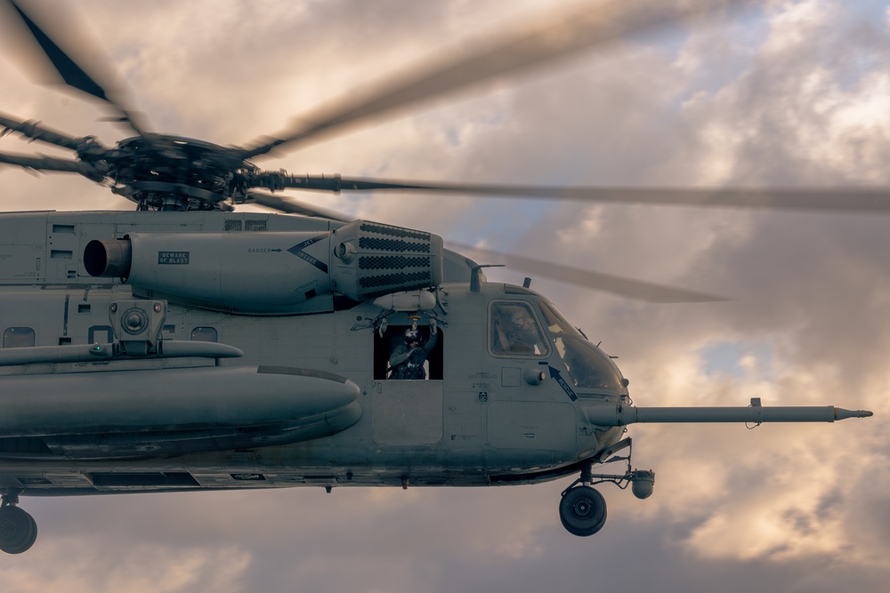 11th MEU Marines and Sailors Conduct Deck Landing Qualifications Aboard USS Portland