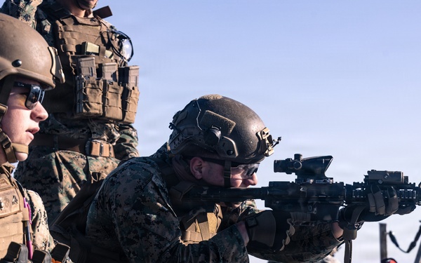 11th MEU Marines and Sailors conduct Defense of the Amphibious Task Force Drills aboard USS Portland