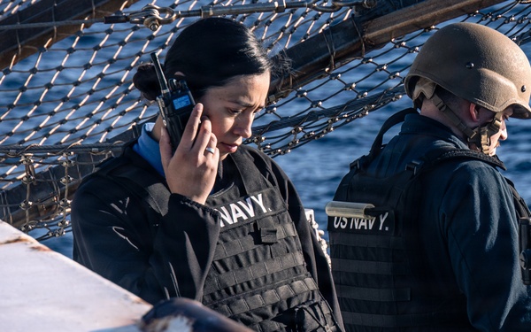 11th MEU Marines and Sailors conduct Defense of the Amphibious Task Force Drills aboard USS Portland