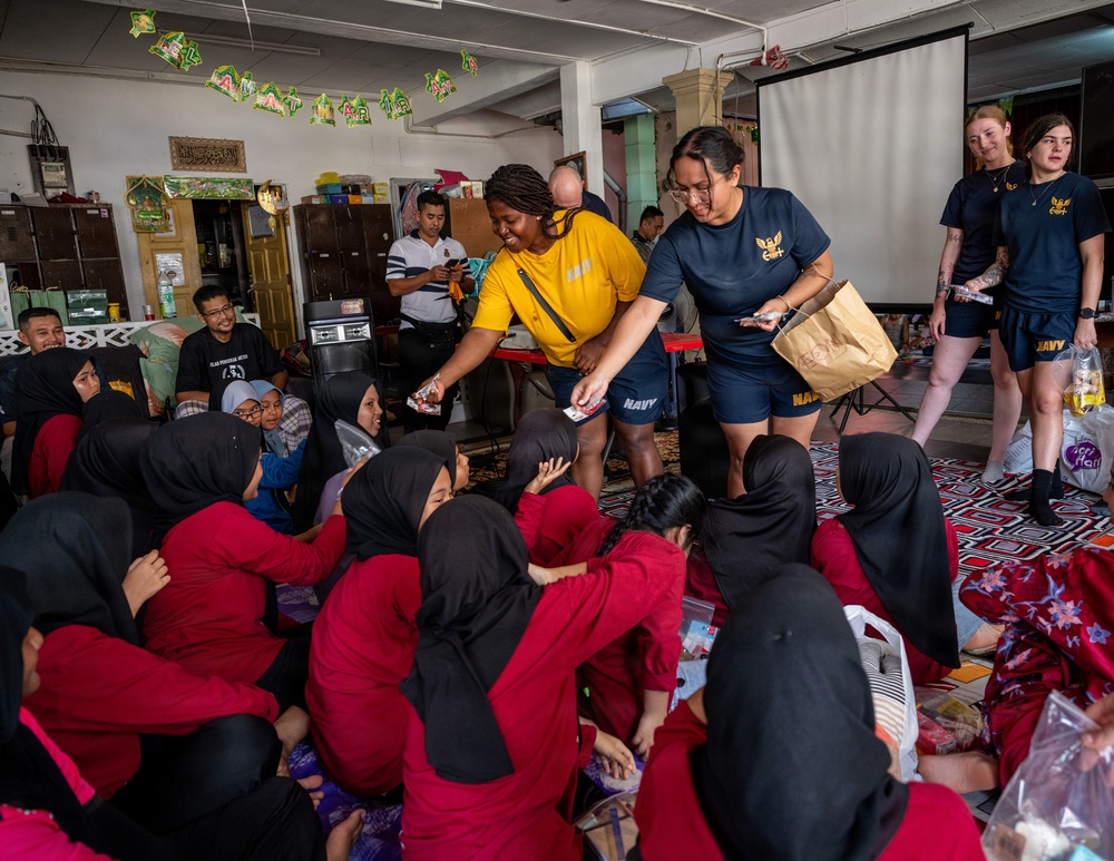 CARAT Malaysia 2025: U.S. Sailors provide support at Local Orphanage