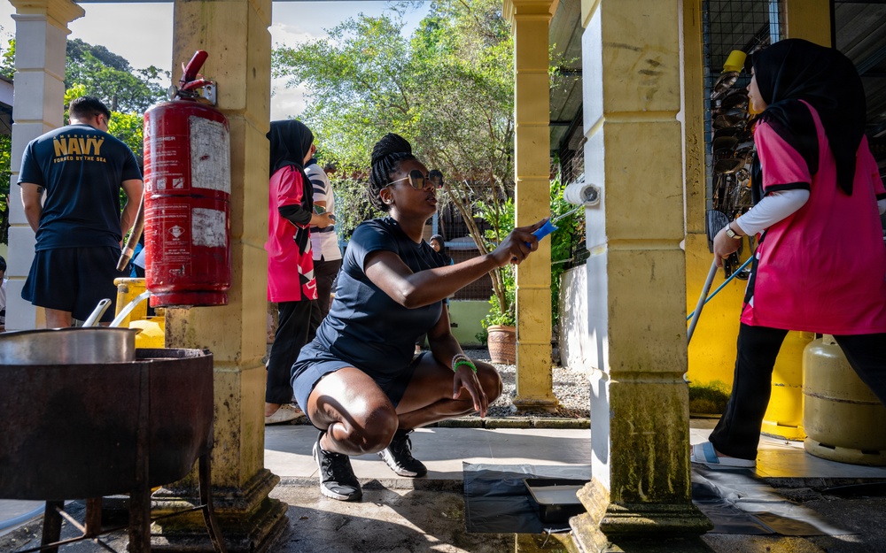 CARAT Malaysia 2025: U.S. Sailors provide support at Local Orphanage