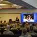 Marianne Martin speaks to 140th Wing