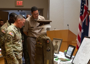 Preserving History: 94th AAMDC Soldier Donates Grandfather’s WWII Artifacts for Remembrance