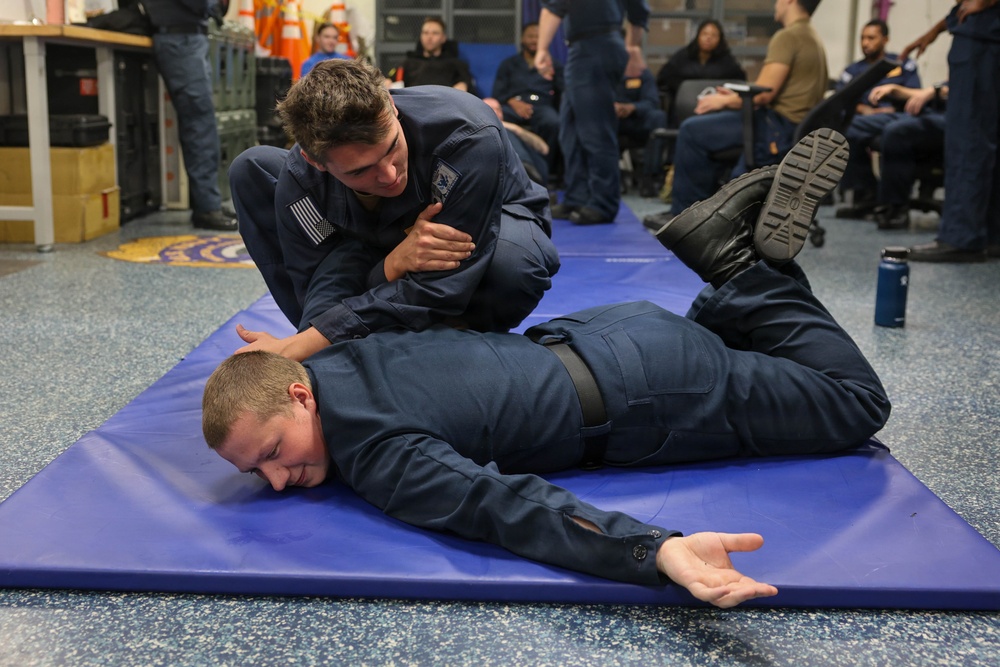 Abraham Lincoln conducts routine operations