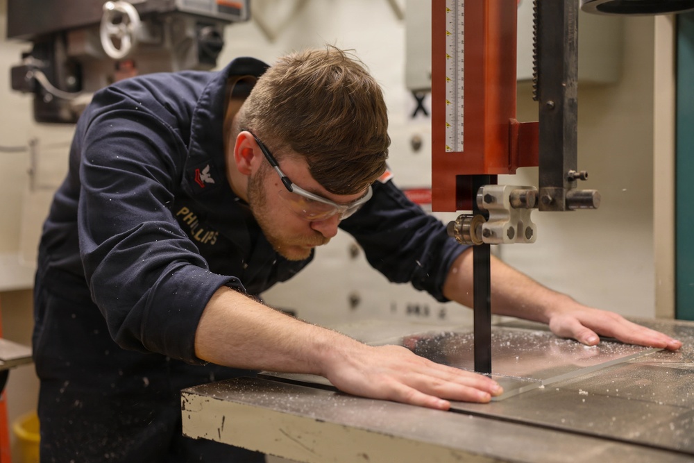 Abraham Lincoln conducts routine operations