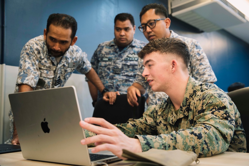 MRF-SEA Marines Begin Staff Training Exercise with Royal Malaysian Armed Forces during CARAT Malaysia 2025