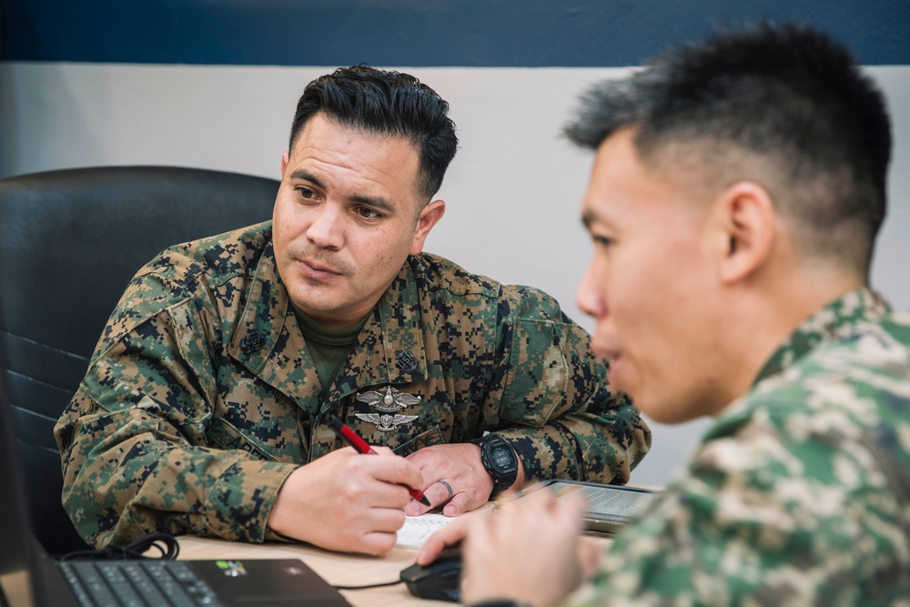 MRF-SEA Marines Begin Staff Training Exercise with Royal Malaysian Armed Forces during CARAT Malaysia 2025