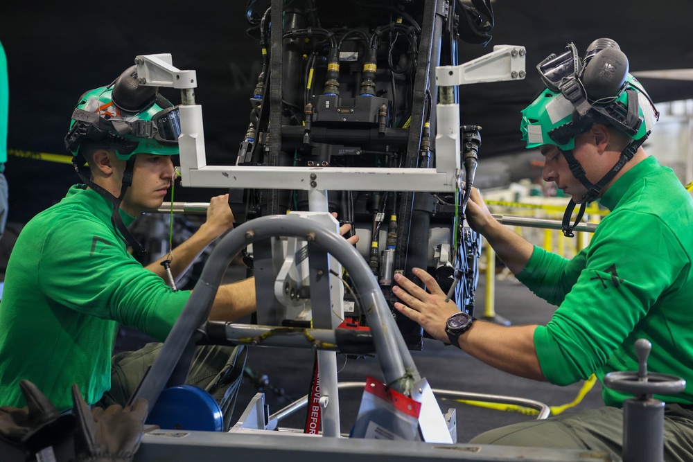 Abraham Lincoln conducts routine operations