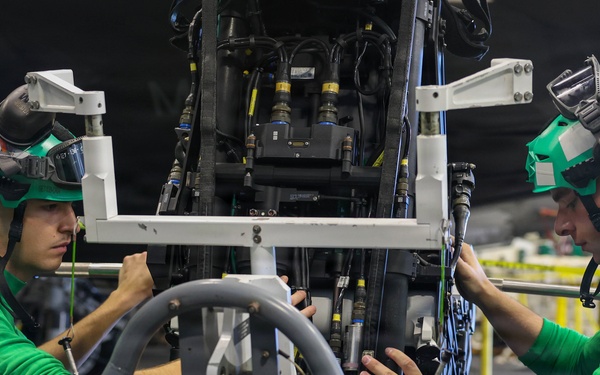 Abraham Lincoln conducts routine operations