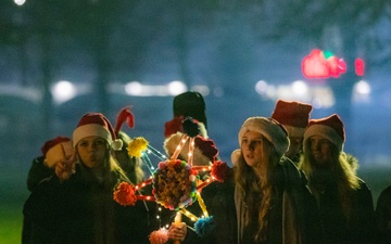 USAG Poland and 3rd ID tree lighting ceremony