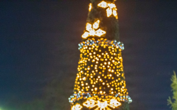 USAG Poland and 3rd ID tree lighting ceremony
