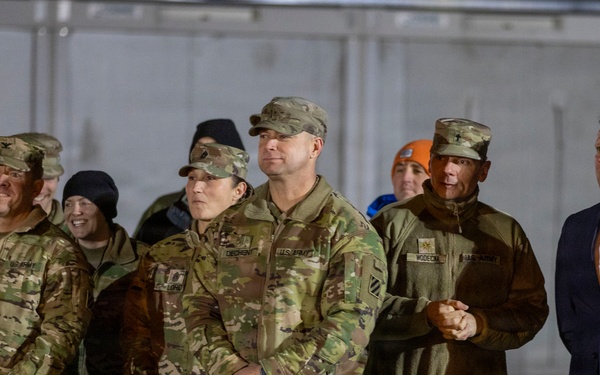 USAG Poland and 3rd ID tree lighting ceremony