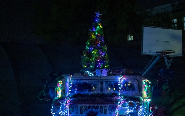 USAG Poland and 3rd ID tree lighting ceremony