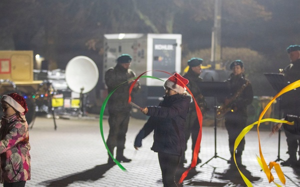 USAG Poland and 3rd ID tree lighting ceremony